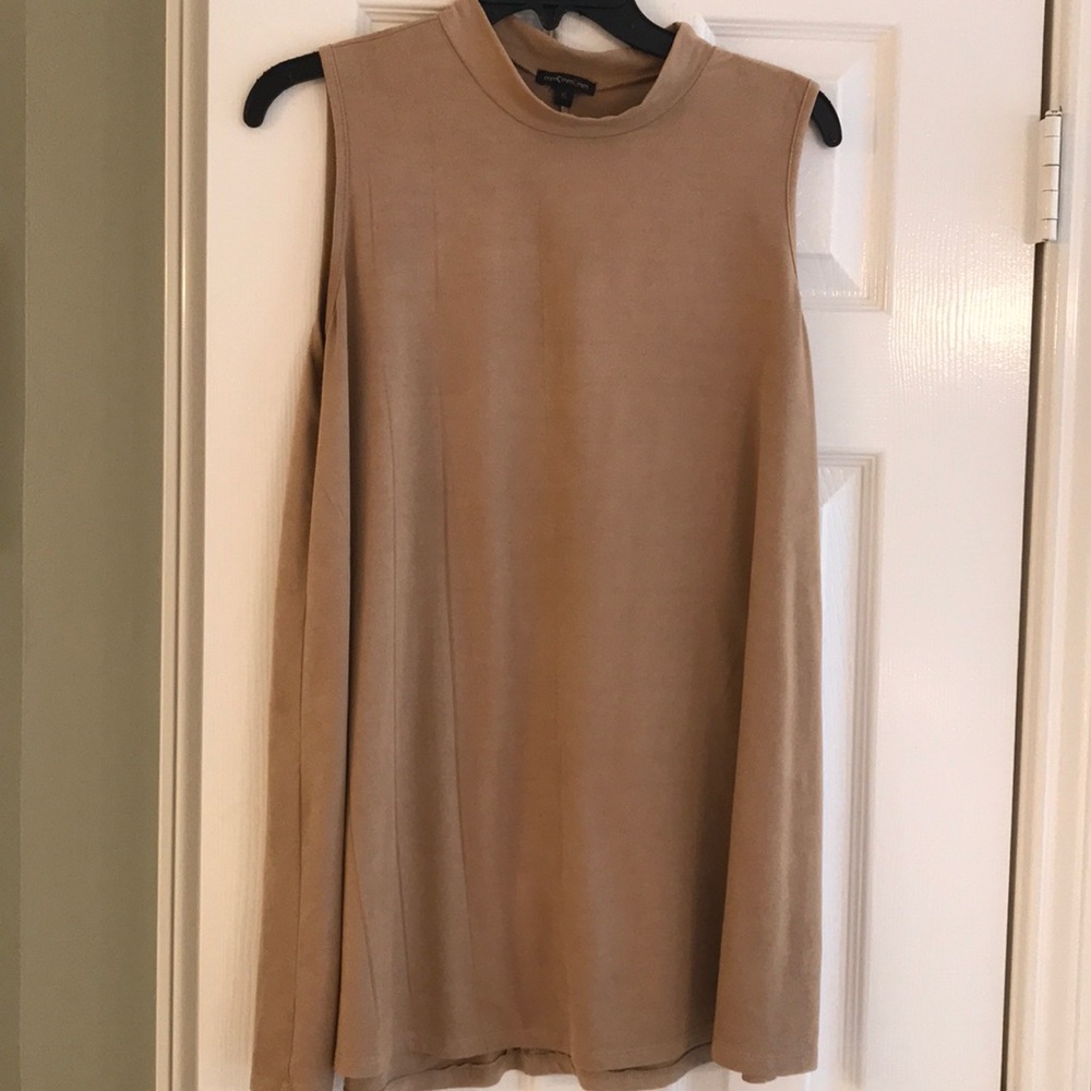 Tan suede tunic